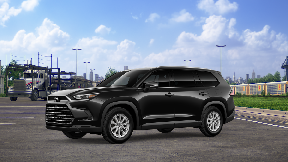 New Midnight Black Metallic 2026 Toyota Grand Highlander XLE for