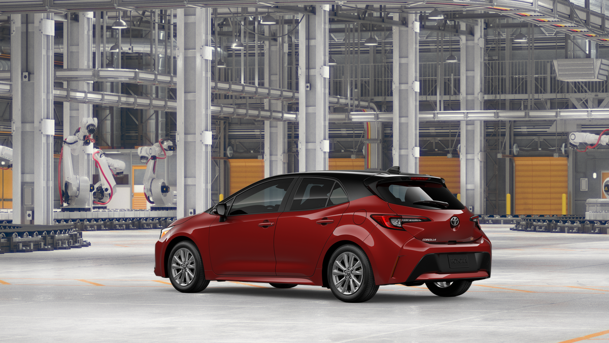 New 2026 Finish Line Red with Midnight Black Metallic roof <sup>1</sup> Toyota  SE image 8