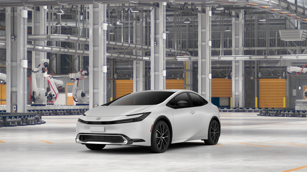 White (Wind Chill Pearl) 2026 Toyota Prius Hatchback Front-Wheel Drive Continuously Variable Transmission