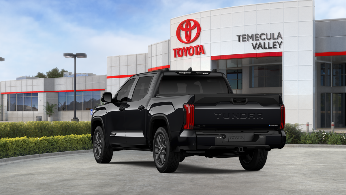 New 2026 Midnight Black Metallic Toyota Tundra Platinum image 9