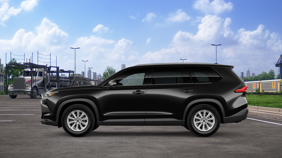 New Midnight Black Metallic 2026 Toyota Grand Highlander XLE for