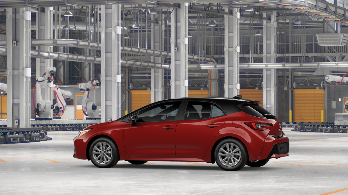 New 2026 Finish Line Red with Midnight Black Metallic roof <sup>1</sup> Toyota  SE image 7