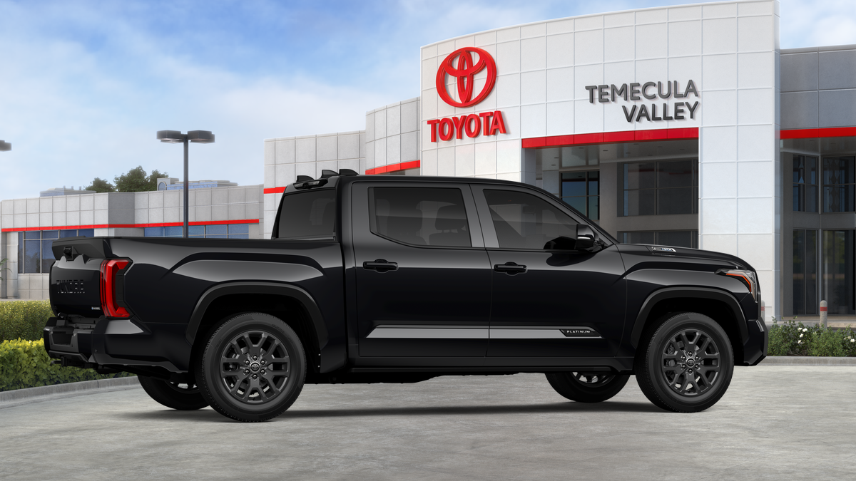 New 2026 Midnight Black Metallic Toyota Tundra Platinum image 13