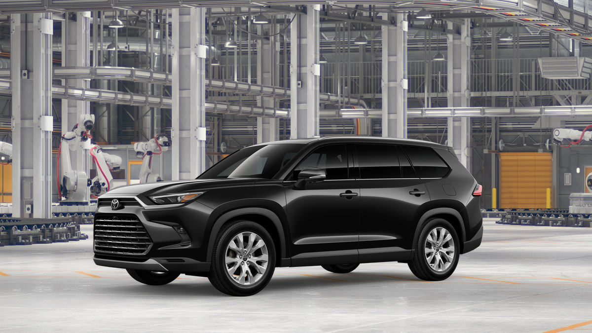 New Midnight Black Metallic 2026 Toyota Grand Highlander Limited