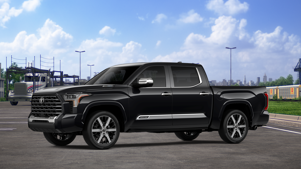 New 2026 Midnight Black Metallic Toyota Tundra Capstone image 3