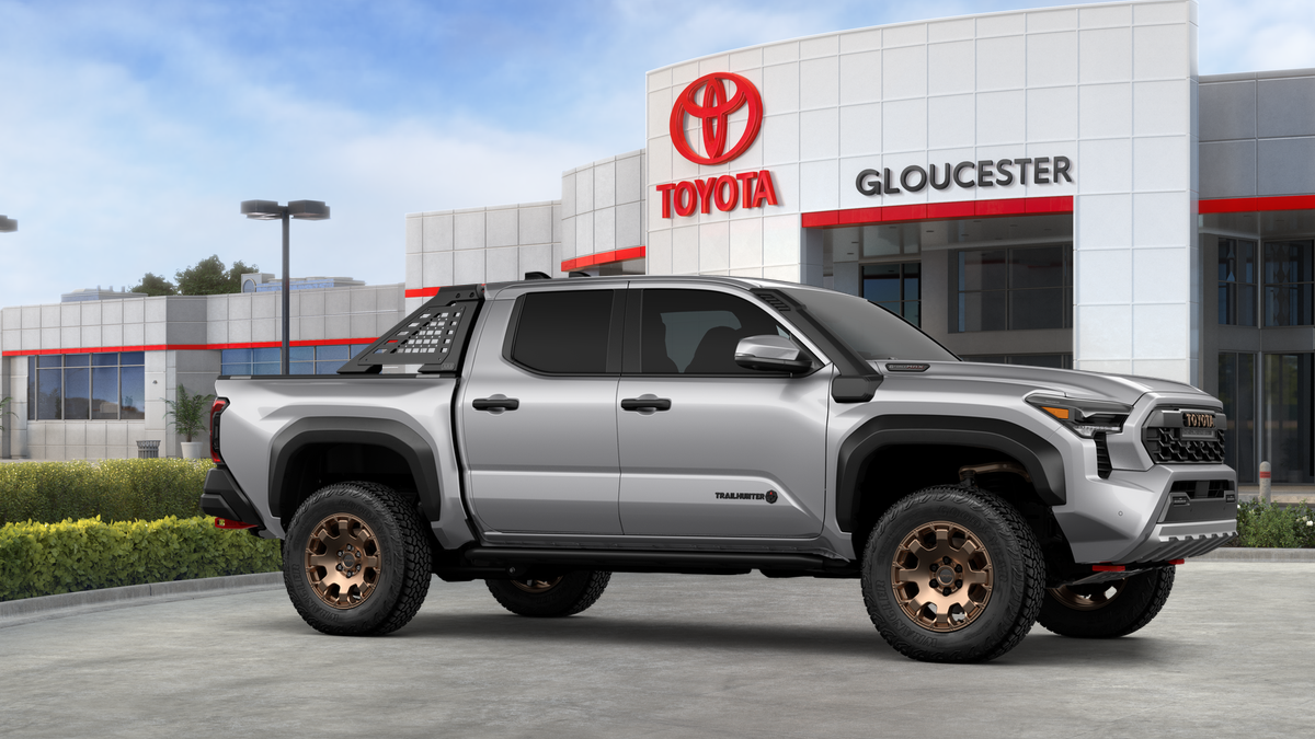 New 2025 Celestial Silver Metallic Toyota Tacoma Trailhunter image 16