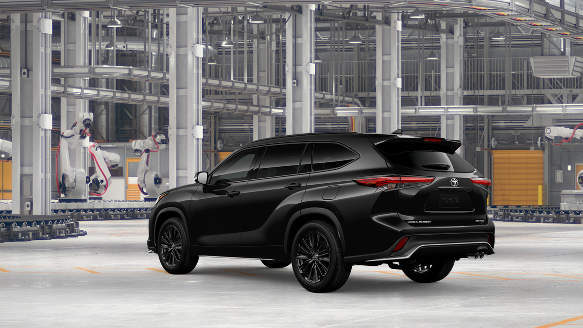 New Midnight Black Metallic 2026 Toyota Highlander XSE for Sale in
