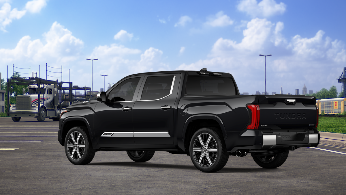 New 2026 Midnight Black Metallic Toyota Tundra Capstone image 8