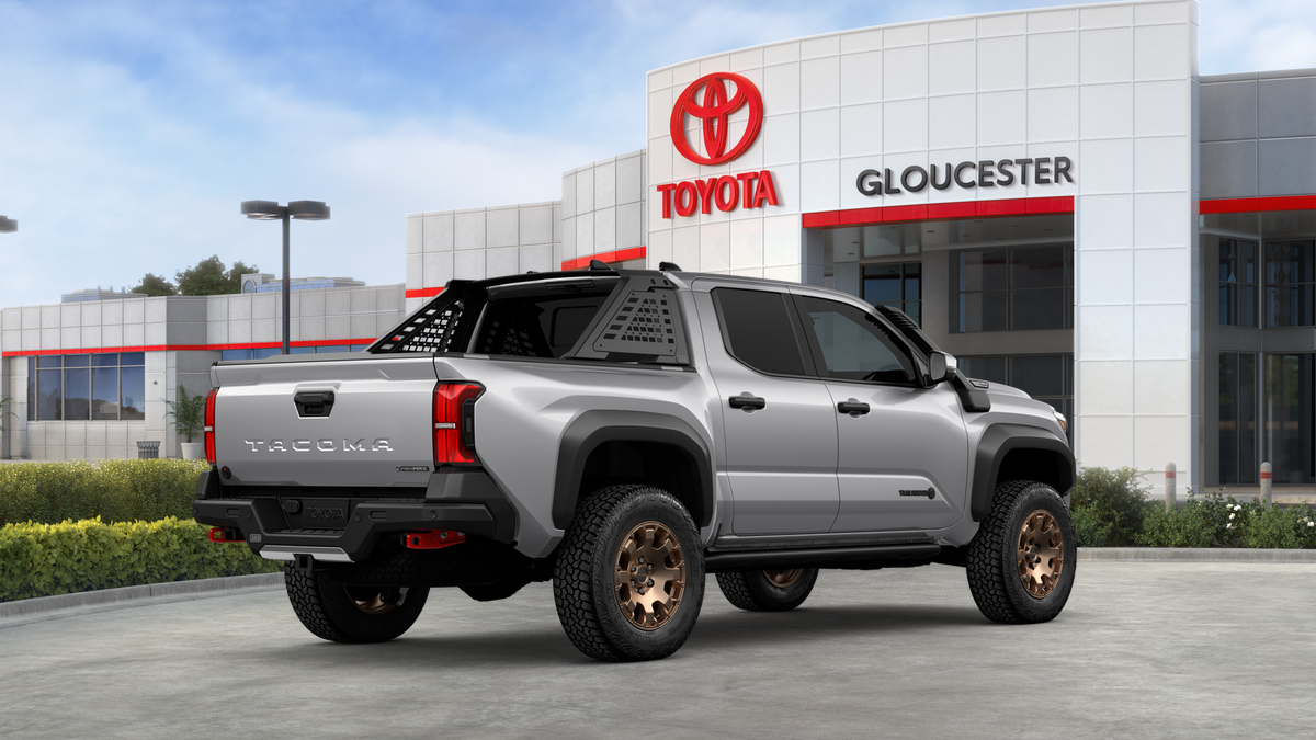 New 2025 Celestial Silver Metallic Toyota Tacoma Trailhunter image 12