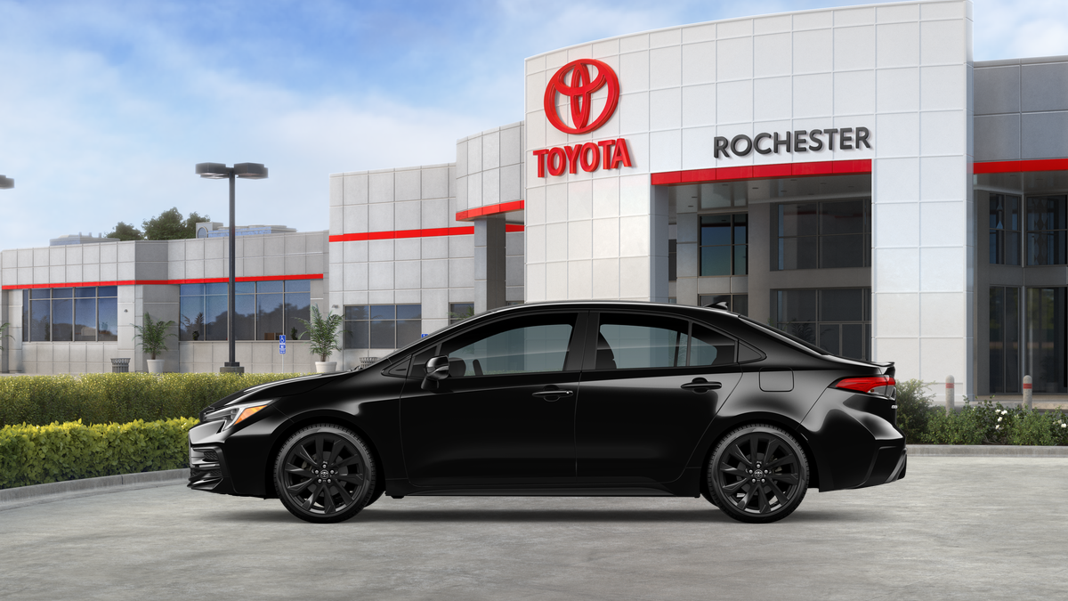 New 2026 Midnight Black Metallic Toyota  SE image 6