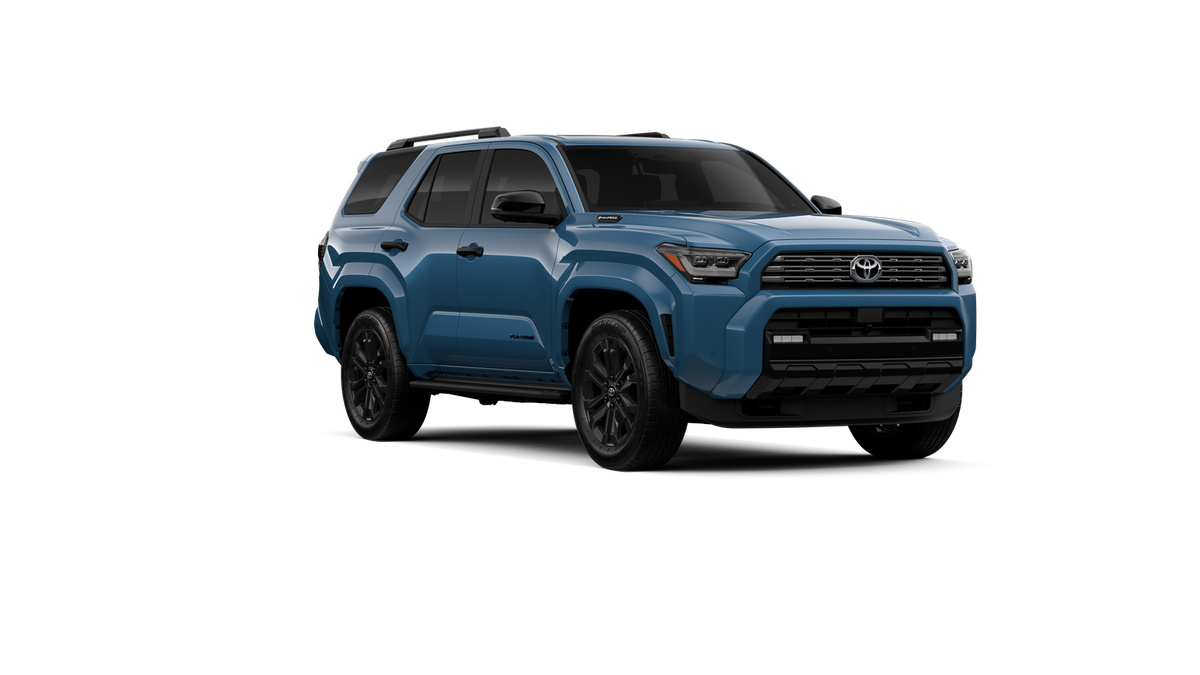 New 2026 Heritage Blue Toyota 4Runner Platinum image 50