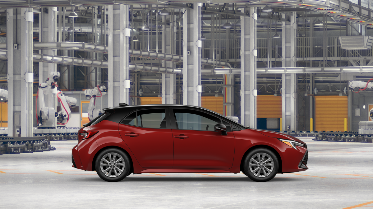 New 2026 Finish Line Red with Midnight Black Metallic roof <sup>1</sup> Toyota  SE image 14