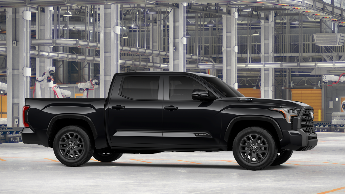 New 2026 Midnight Black Metallic Toyota Tundra Platinum image 23