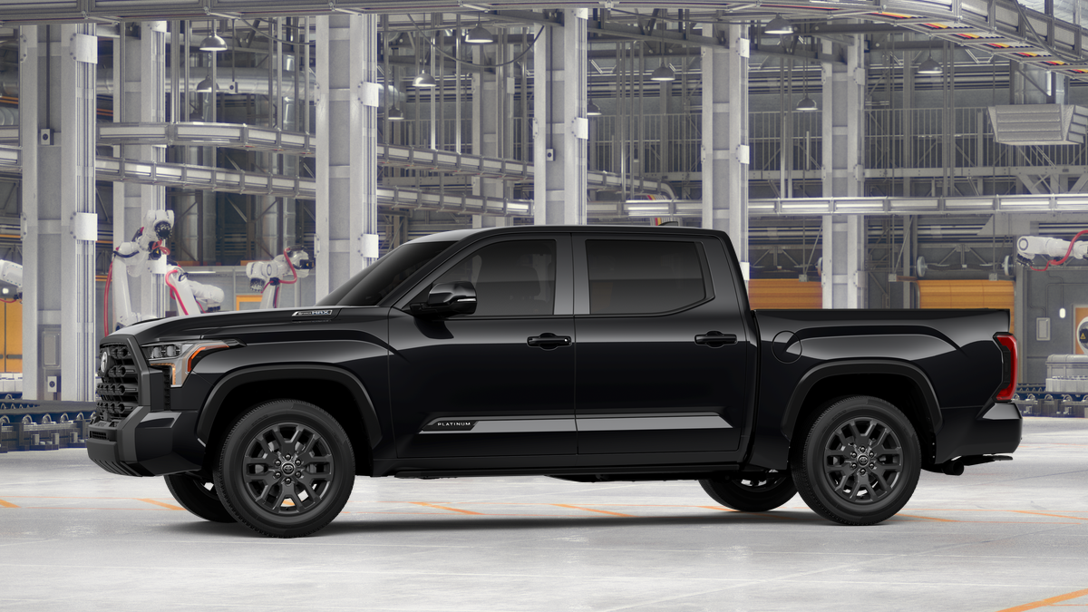 New 2026 Midnight Black Metallic Toyota Tundra Platinum image 13