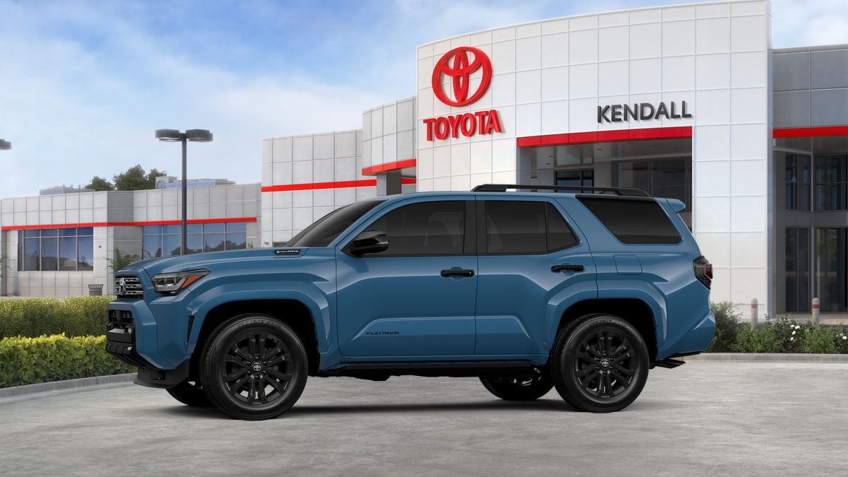 New 2026 Heritage Blue Toyota 4Runner Platinum image 5