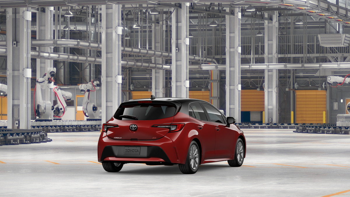 New 2026 Finish Line Red with Midnight Black Metallic roof <sup>1</sup> Toyota  SE image 11