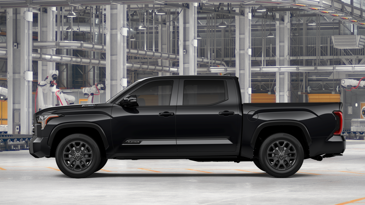 New 2026 Midnight Black Metallic Toyota Tundra Platinum image 14