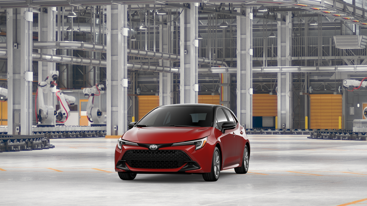 New 2026 Finish Line Red with Midnight Black Metallic roof <sup>1</sup> Toyota  SE image 21
