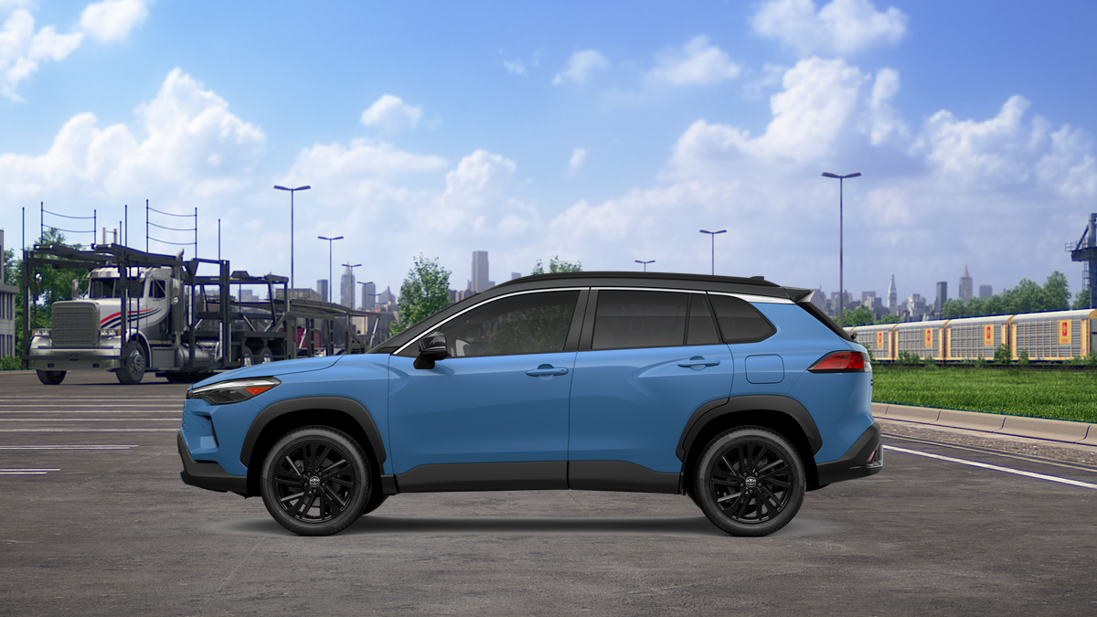 New 2026 Cavalry Blue with Jet Black roof <sup>1</sup> Toyota  XSE image 6