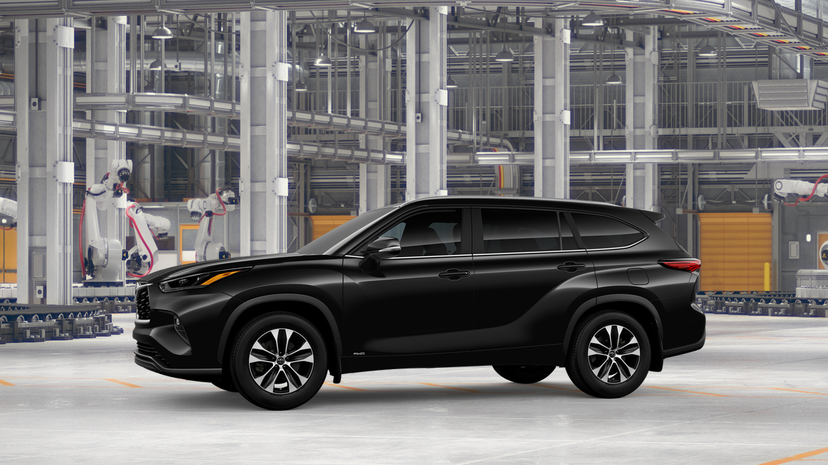 New 2026 Midnight Black Metallic Toyota Hybrid XLE image 3