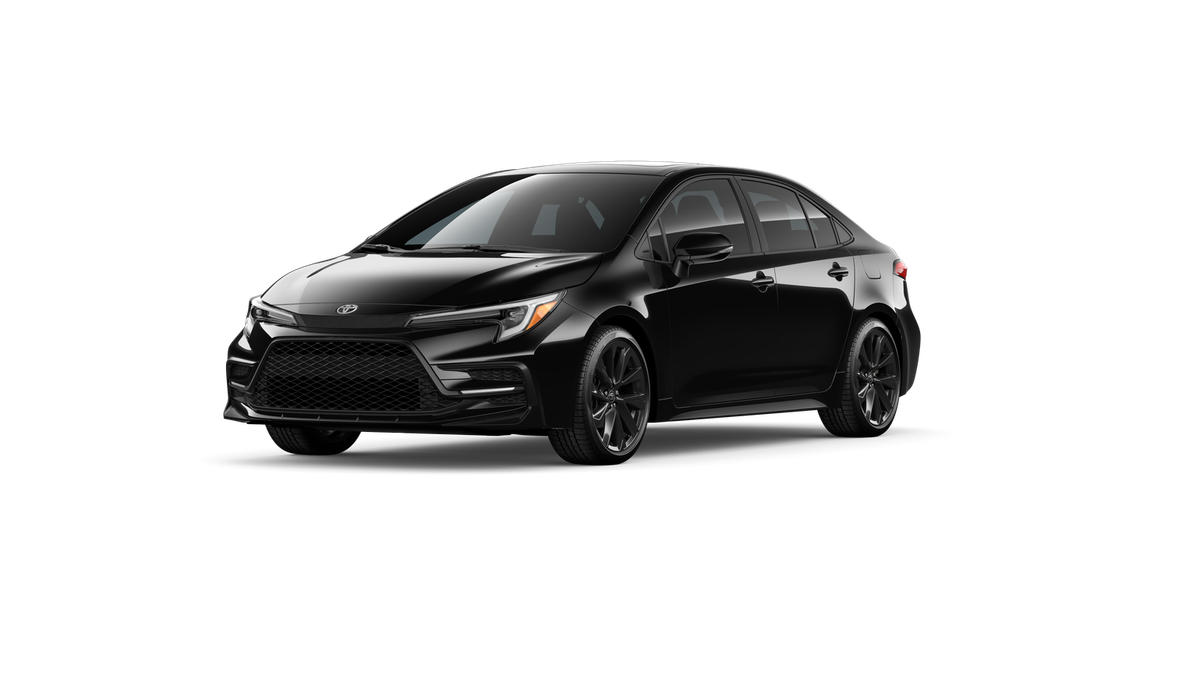 Midnight Black Metallic 2026 Toyota Corolla Sedan Front-Wheel Drive Continuously Variable Transmission