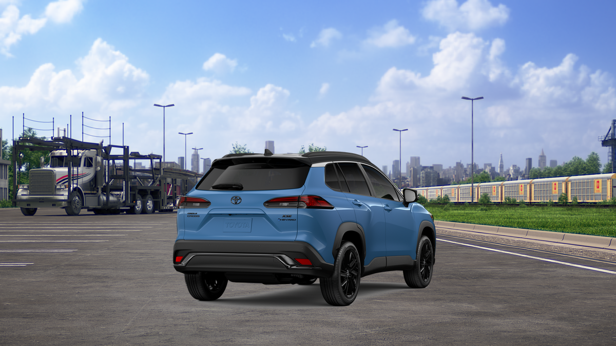 New 2026 Cavalry Blue with Jet Black roof <sup>1</sup> Toyota  XSE image 11