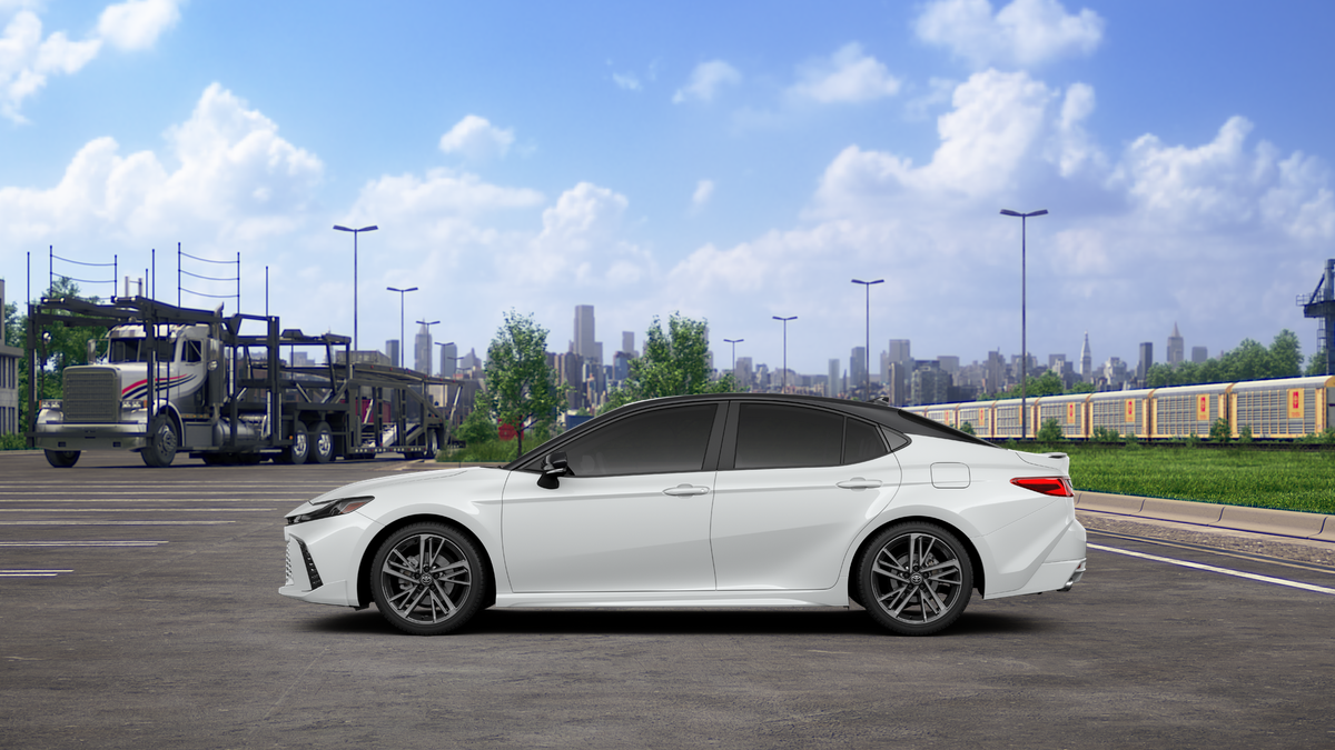 New 2027 Wind Chill Pearl with Midnight Black Metallic roof <sup>1</sup> Toyota  XSE image 6