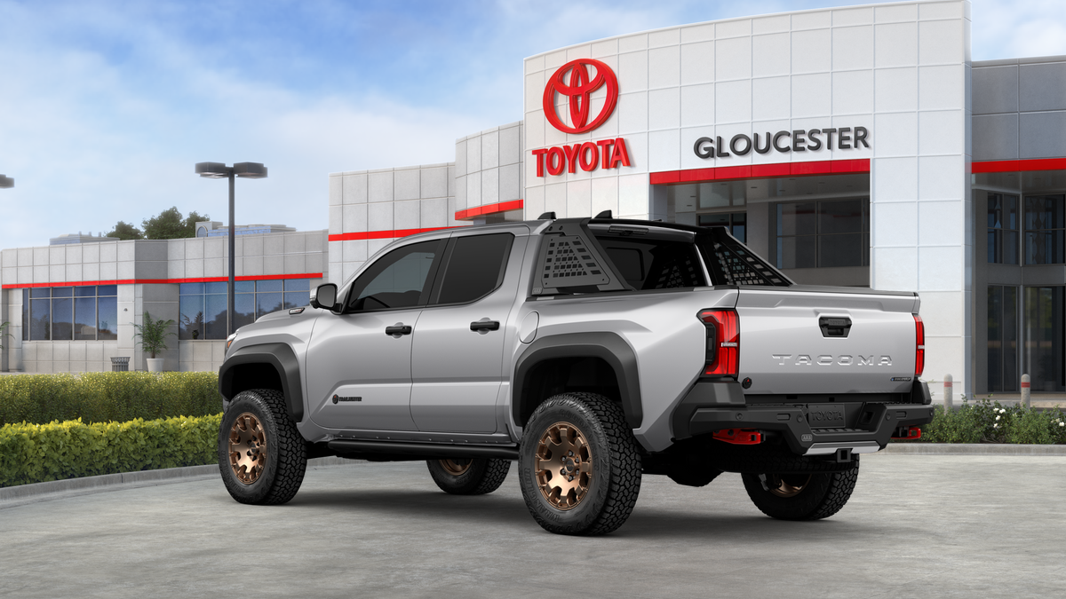 New 2025 Celestial Silver Metallic Toyota Tacoma Trailhunter image 8