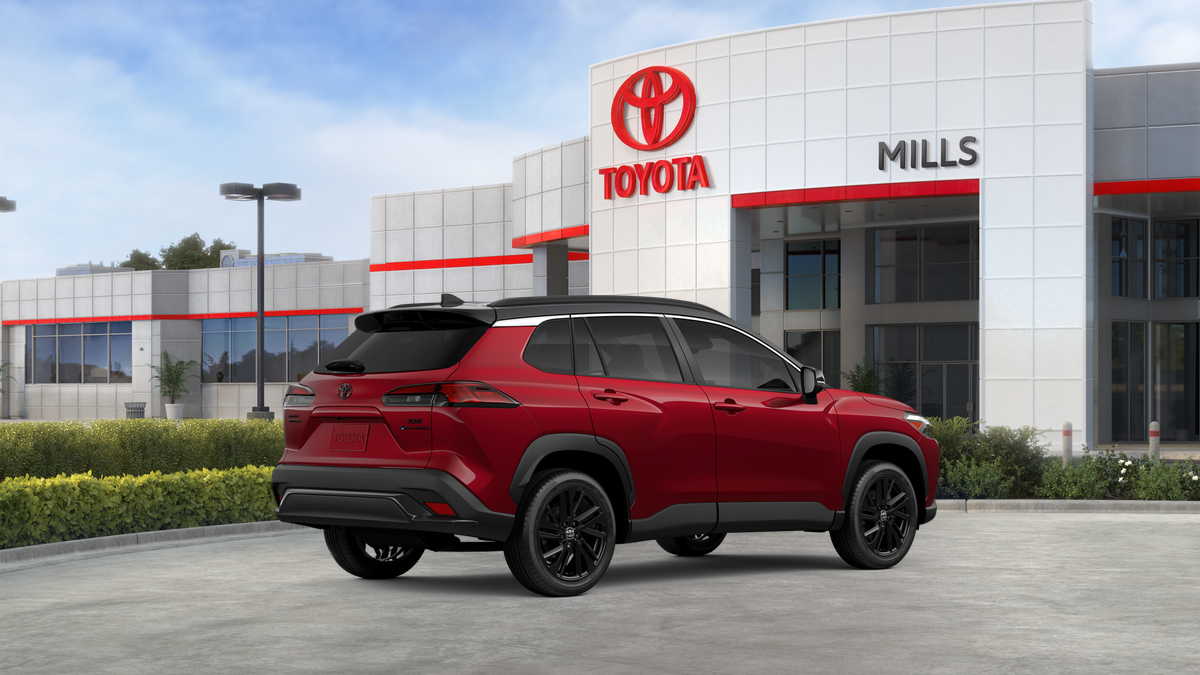 New 2026 Soul Red Crystal <sup>1</sup> with Jet Black roof <sup>2</sup> Toyota  XSE image 13