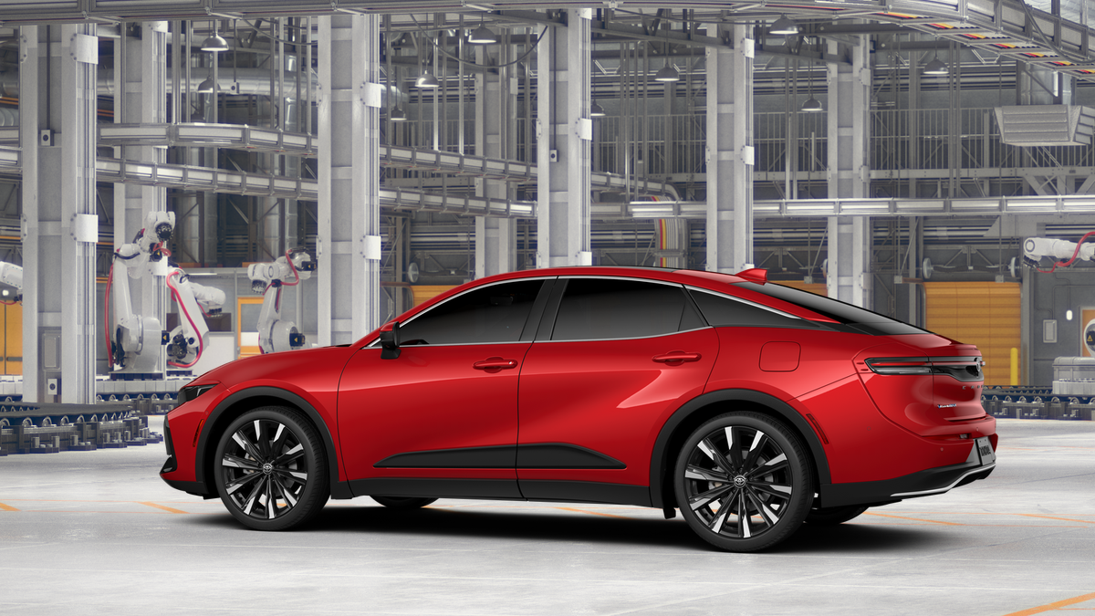 New Finish Line Red [extra cost color] 2026 Toyota Crown Platinum