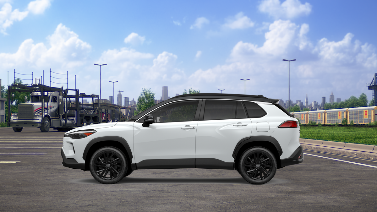 New Wind Chill Pearl with Jet Black roof 2026 Toyota Corolla Cross