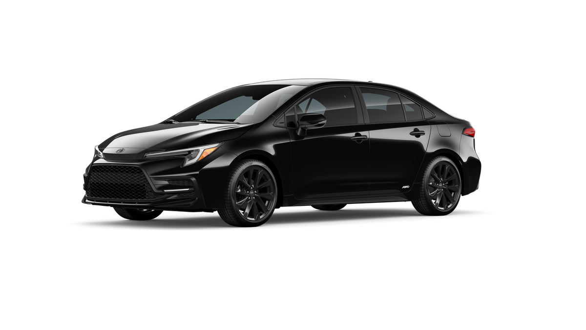 New 2026 Midnight Black Metallic Toyota  SE AWD image 3