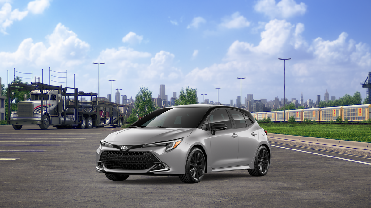 Classic Silver Metallic with Midnight Black Metall 2026 Toyota Corolla Hatchback Hatchback Front-Wheel Drive Continuously Variable Transmission