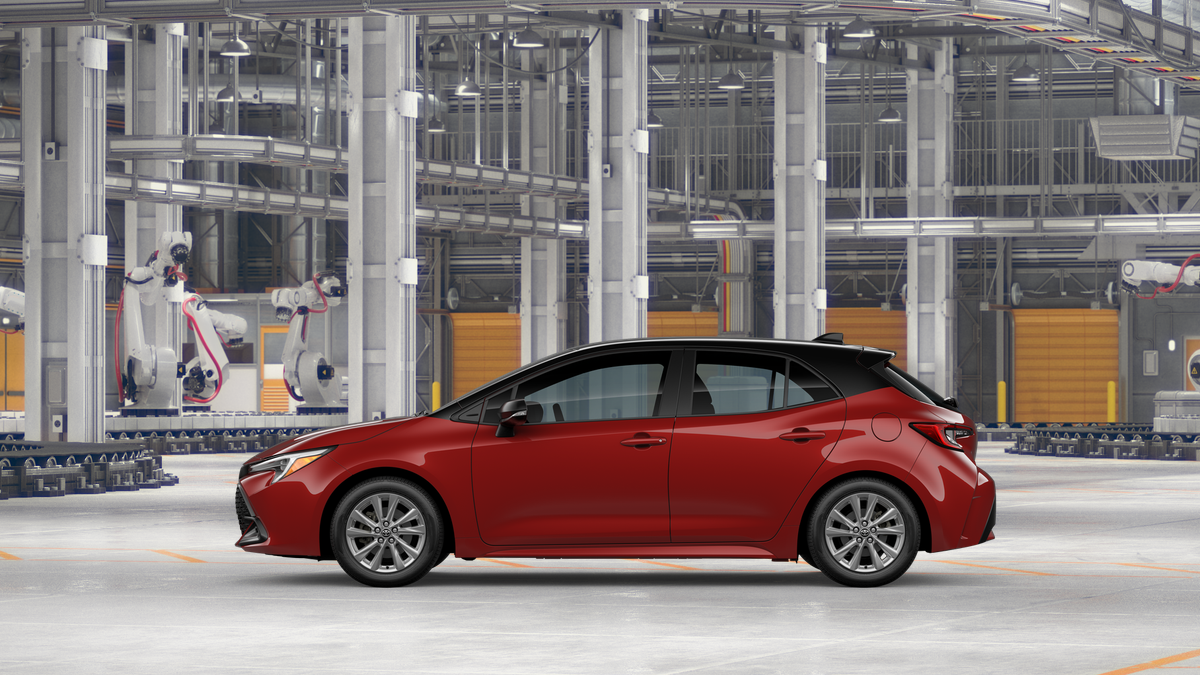 New 2026 Finish Line Red with Midnight Black Metallic roof <sup>1</sup> Toyota  SE image 6