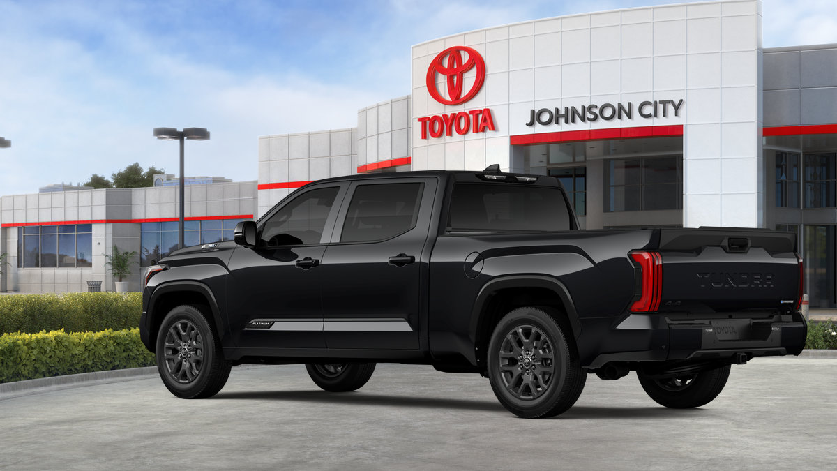 New 2026 Midnight Black Metallic Toyota Tundra Platinum image 8
