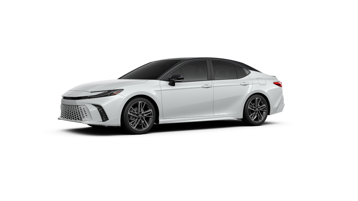 New 2027 Wind Chill Pearl with Midnight Black Metallic roof <sup>1</sup> Toyota  XSE image 3