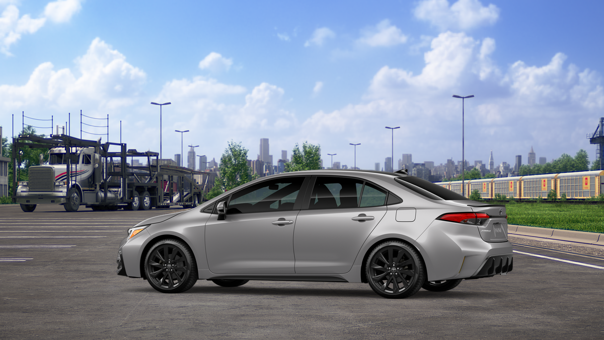 New 2026 Classic Silver Metallic with Midnight Black Metallic roof <sup>1</sup> Toyota  XSE image 7