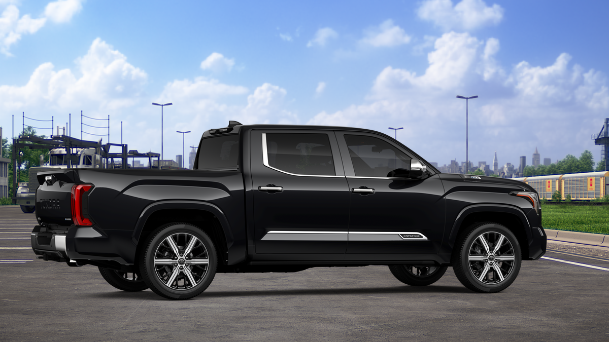 New 2026 Midnight Black Metallic Toyota Tundra Capstone image 13