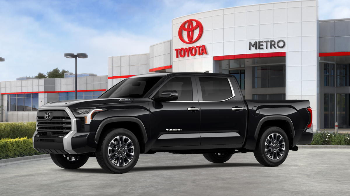 New 2026 Midnight Black Metallic Toyota Tundra Limited image 3