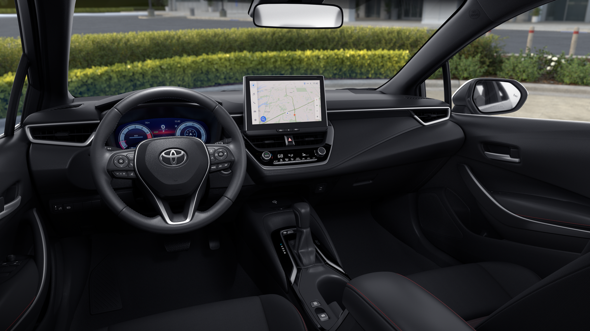 New 2026 Ruby Flare Pearl with Midnight Black Metallic roof <sup>1</sup> Toyota  SE image 23