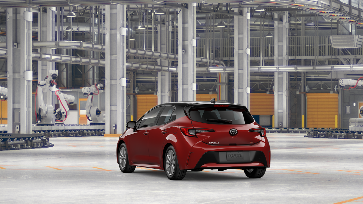 New 2026 Finish Line Red with Midnight Black Metallic roof <sup>1</sup> Toyota  SE image 9