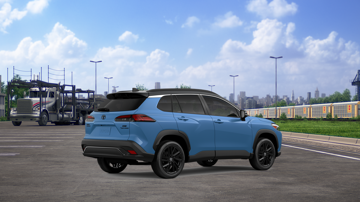 New 2026 Cavalry Blue with Jet Black roof <sup>1</sup> Toyota  XSE image 12