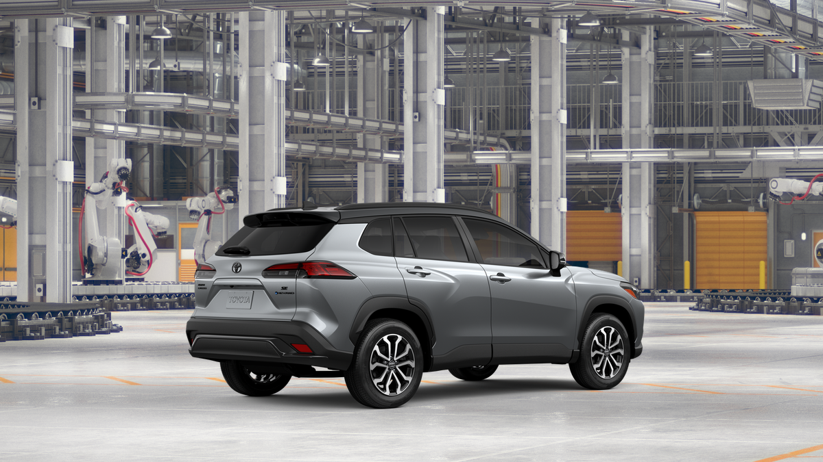 New 2026 Sonic Silver with Jet Black roof <sup>1</sup> Toyota  SE image 12
