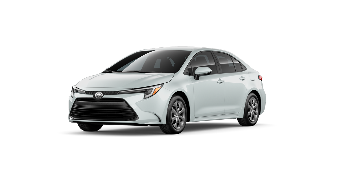 White (Wind Chill Pearl) 2026 Toyota Corolla Hybrid Sedan Front-Wheel Drive Continuously Variable Transmission