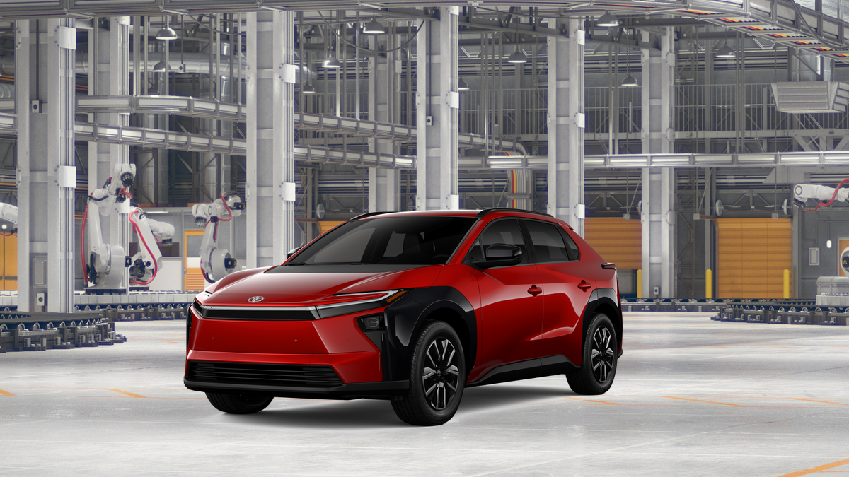 Supersonic Red 2026 Toyota bZ SUV / Crossover Front-Wheel Drive Continuously Variable Transmission