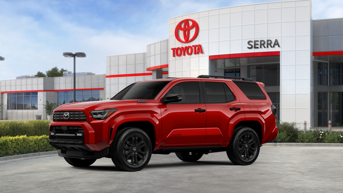 New 2026 Supersonic Red <sup>1</sup> Toyota 4Runner Platinum image 3