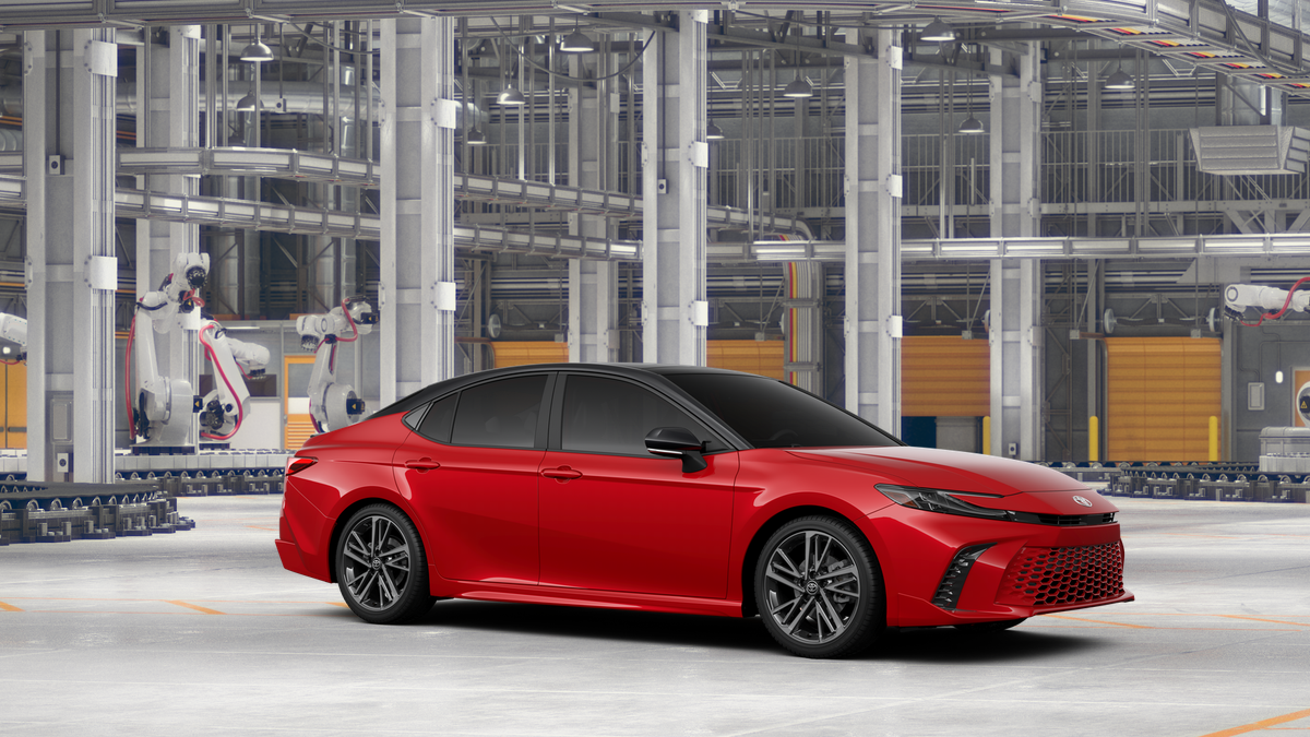 New 2026 Supersonic Red with Midnight Black Metallic roof <sup>1</sup> Toyota  XSE image 16