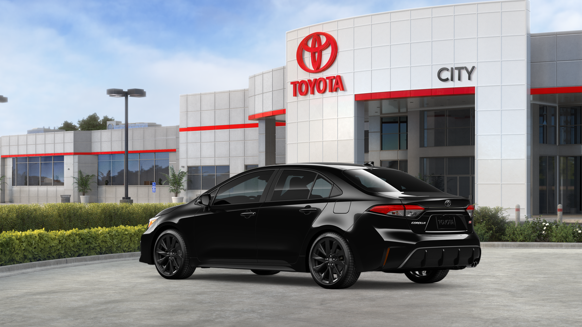 New 2026 Midnight Black Metallic Toyota  SE image 8