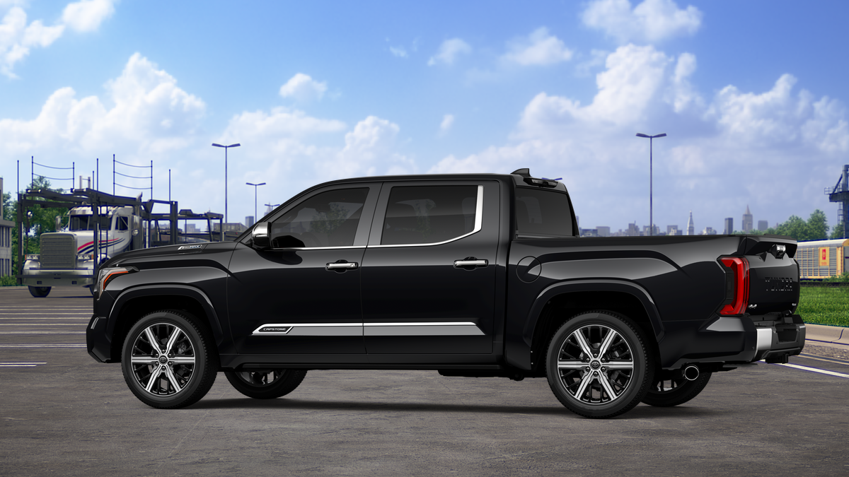 New 2026 Midnight Black Metallic Toyota Tundra Capstone image 7