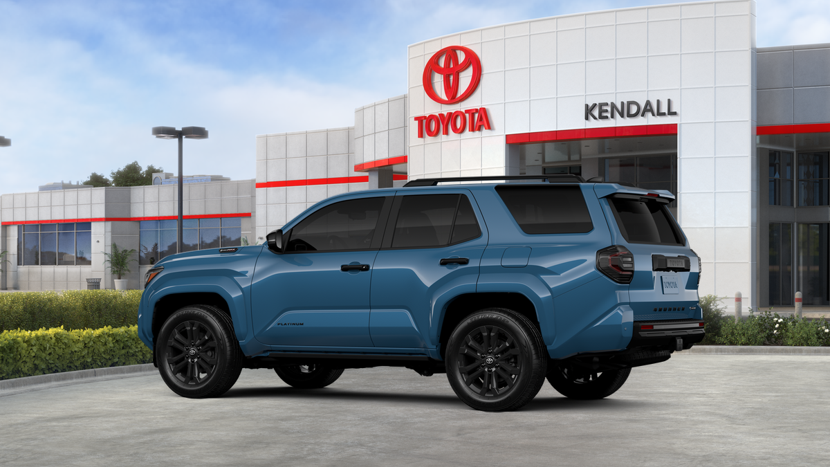 New 2026 Heritage Blue Toyota 4Runner Platinum image 7